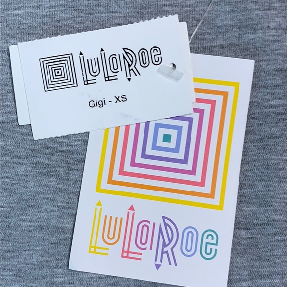 LuLaRoe Gigi shirt (or maybe Randy?) XS NWT - Picture 3 of 8
